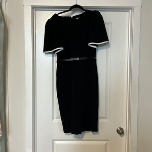Size 10 Calvin Klein black dress mid length